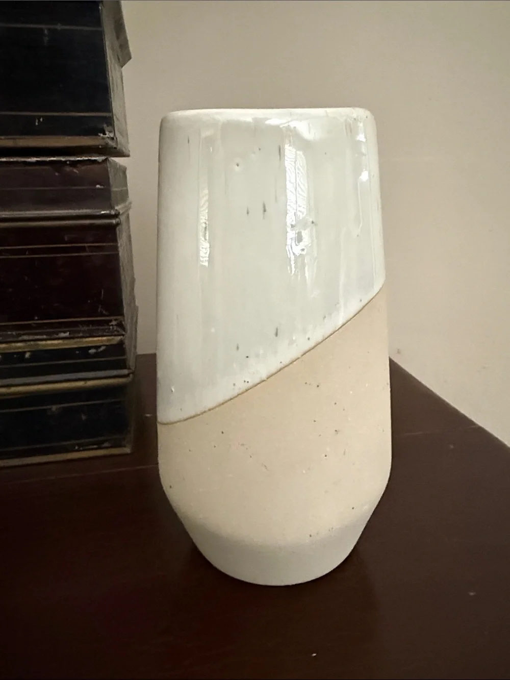 WEST ELM | Half Dipped Stoneware Vase